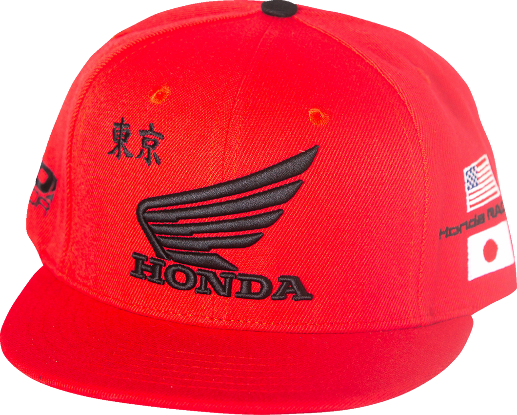 Honda Factory Hat - Red - One Size - Lutzka's Garage