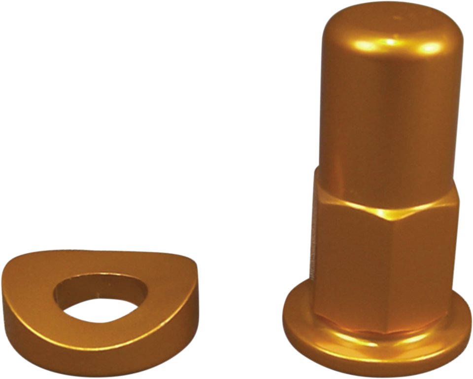 Rim Lock Nut/Spacer - Kit - Gold - Lutzka's Garage