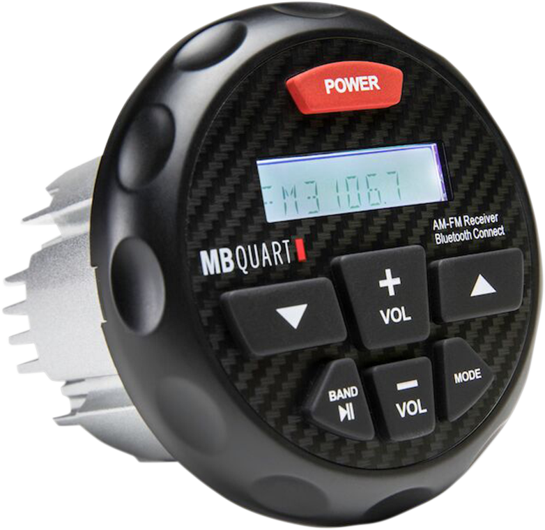 Powered Bluetooth® AM/FM Gauge Mount Radio - 180 Watt