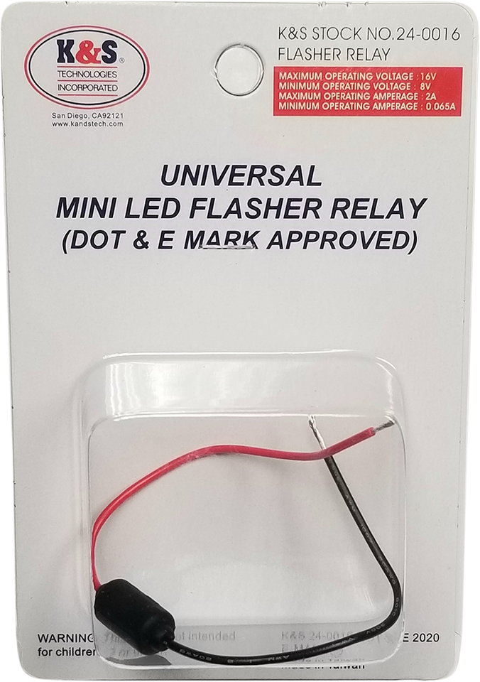 Mini Flasher Relay - Universal