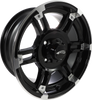 Wheel - Rolln 104 - Front/Rear - Machined Black - 15x7 - 4/110 - 5+2