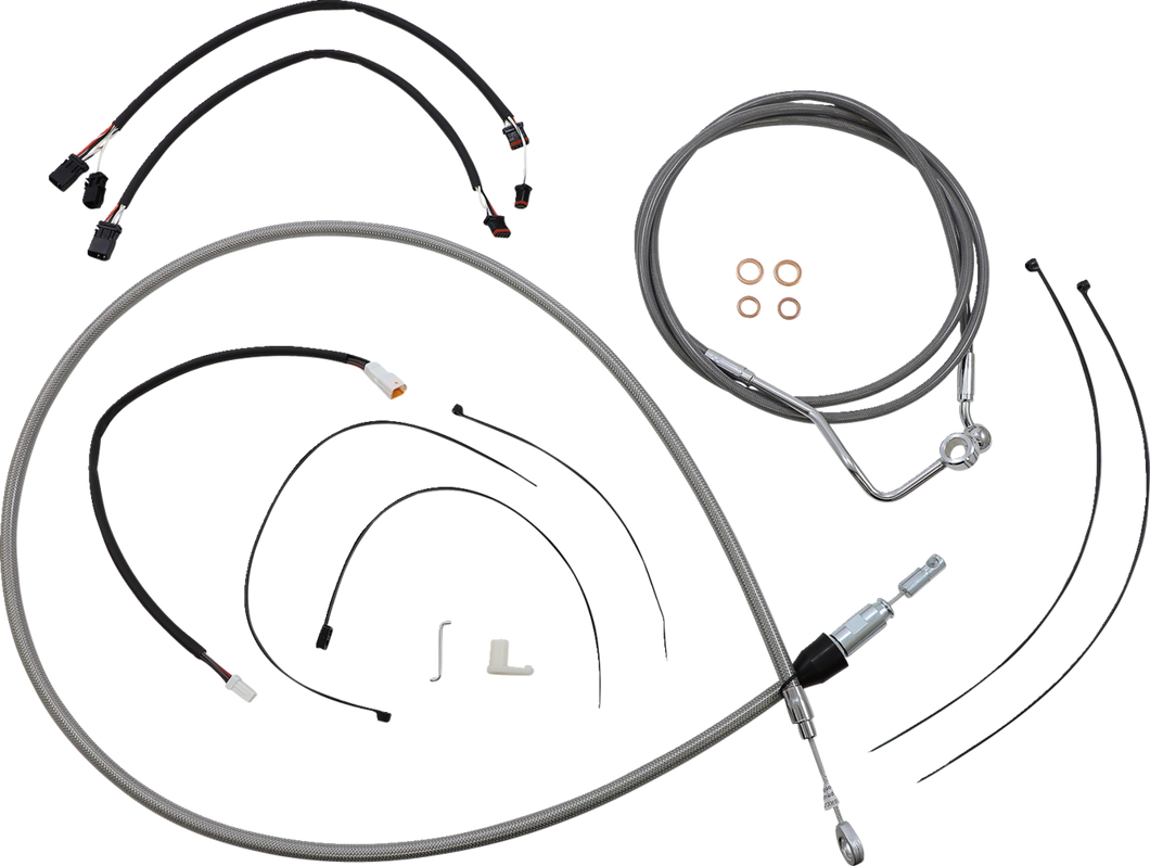 Control Cable Kit - XR - Stainless Steel/Chrome