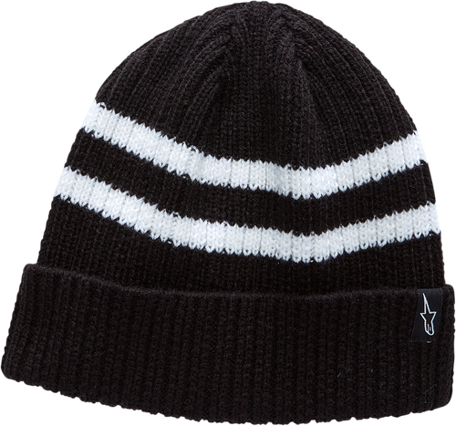 Roller Beanie - Black/White - One Size - Lutzka's Garage