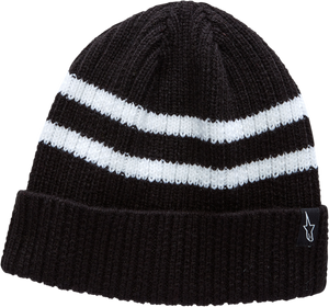 Roller Beanie - Black/White - One Size - Lutzka's Garage