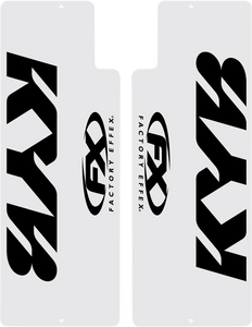 Fork Shield Decal - Upper - Kayaba - Black - Lutzka's Garage