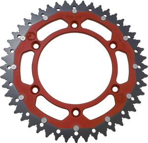 Dual Sprocket - Red - 48 Tooth - Lutzka's Garage