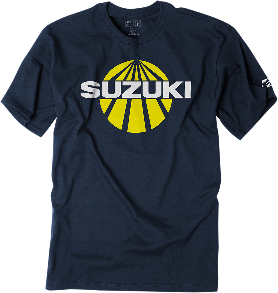 Suzuki Sun T-Shirt - Navy - Medium - Lutzka's Garage