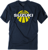 Suzuki Sun T-Shirt - Navy - Medium - Lutzka's Garage