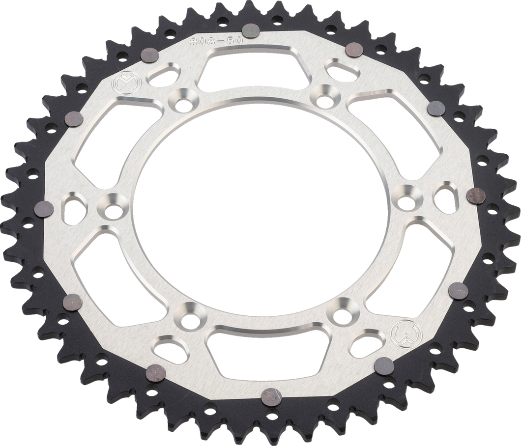 Dual Sprocket - 48 Tooth - Silver - Gas Gas/Suzuki/Beta - Lutzka's Garage