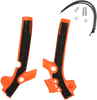 X-Grip Frame Guards - Orange/Black - Husqvarna | KTM - Lutzka's Garage