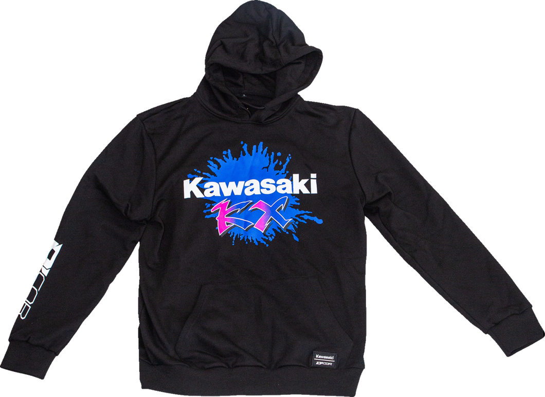 Kawasaki Factory Sweatshirt - Black - Large - Lutzka's Garage