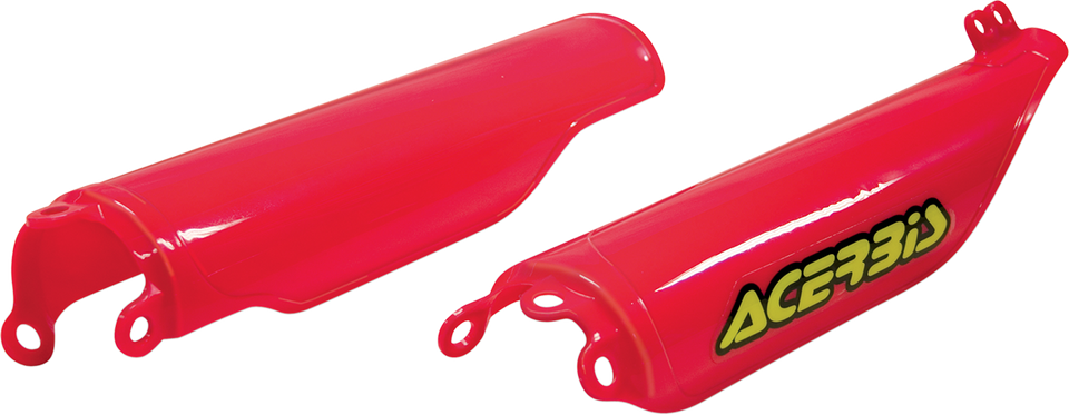 Lower Fork Covers - Red - Lutzka's Garage