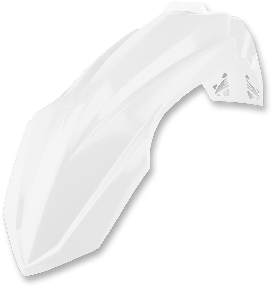 Front Fender - White - Yamaha - Lutzka's Garage