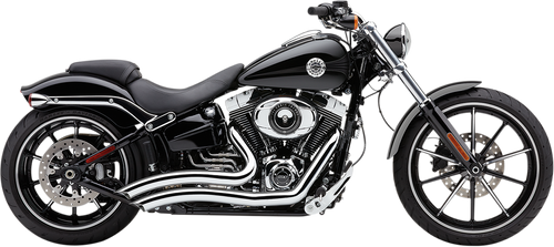 Speedster Swept Short Exhaust - Chrome - FXSB 13-17 - Lutzka's Garage