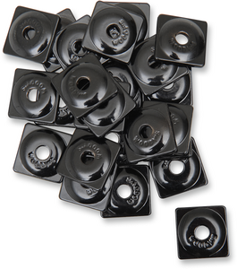 Support Plates - Black - 5/16" - 48 Pack - Lutzka's Garage