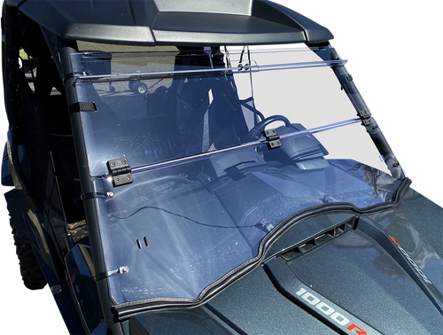 Full Folding Windshield - Deluxe - Commander