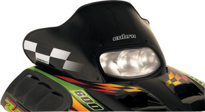 Windshield - 13" - Black - Arctic Cat - Lutzka's Garage