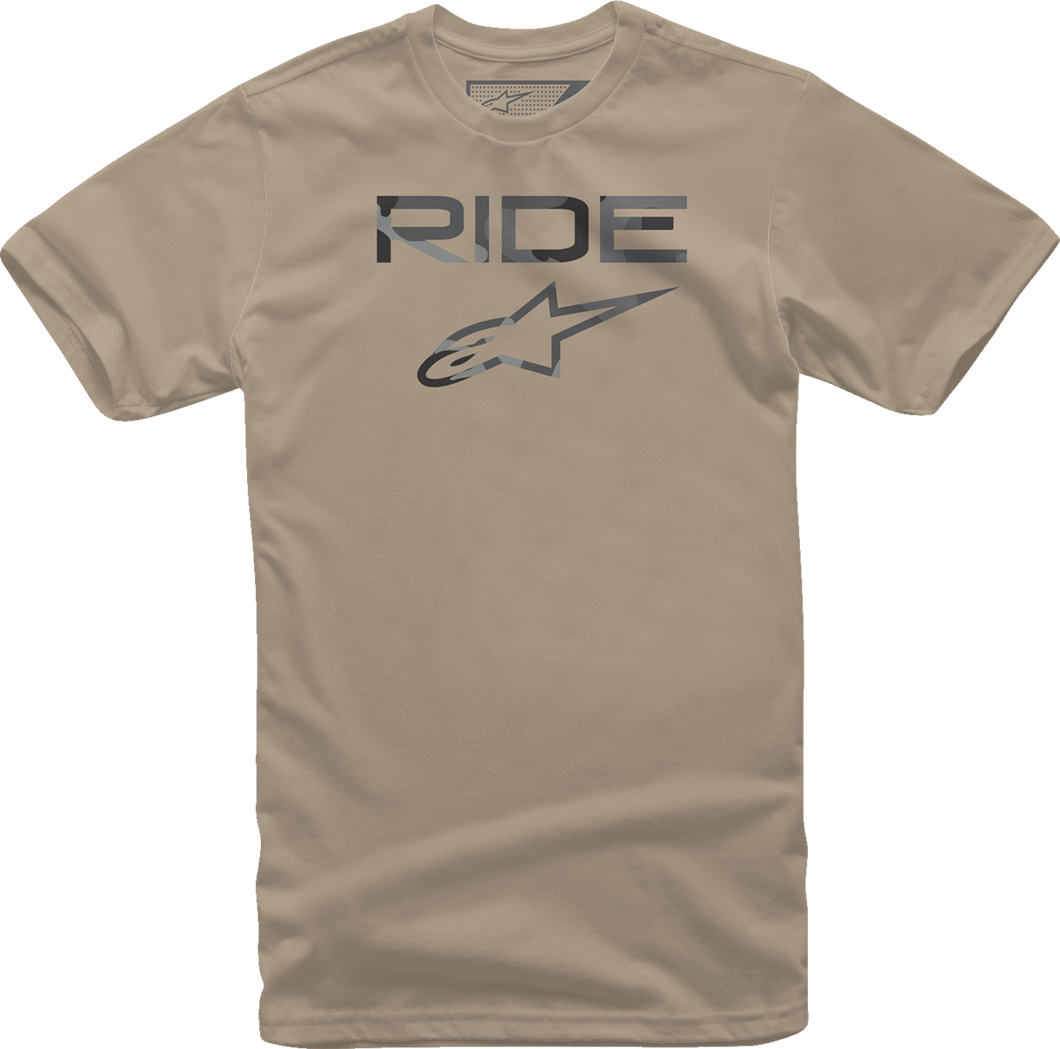 Ride 2.0 T-Shirt - Camo Sand - Medium - Lutzka's Garage