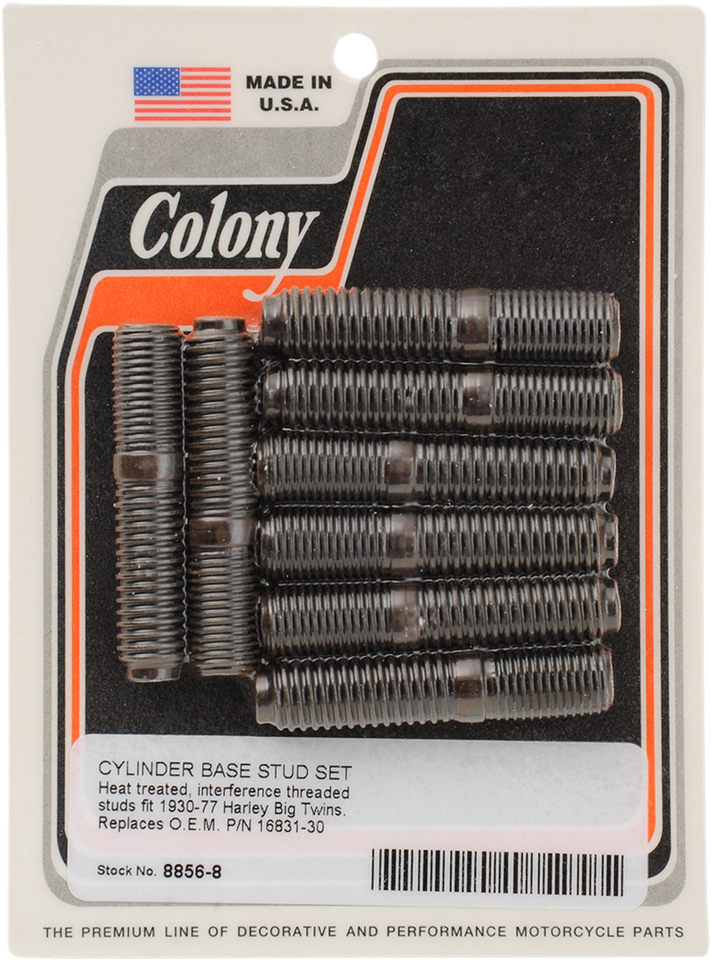 Cylinder Stud Set - 30-77 Big Twin