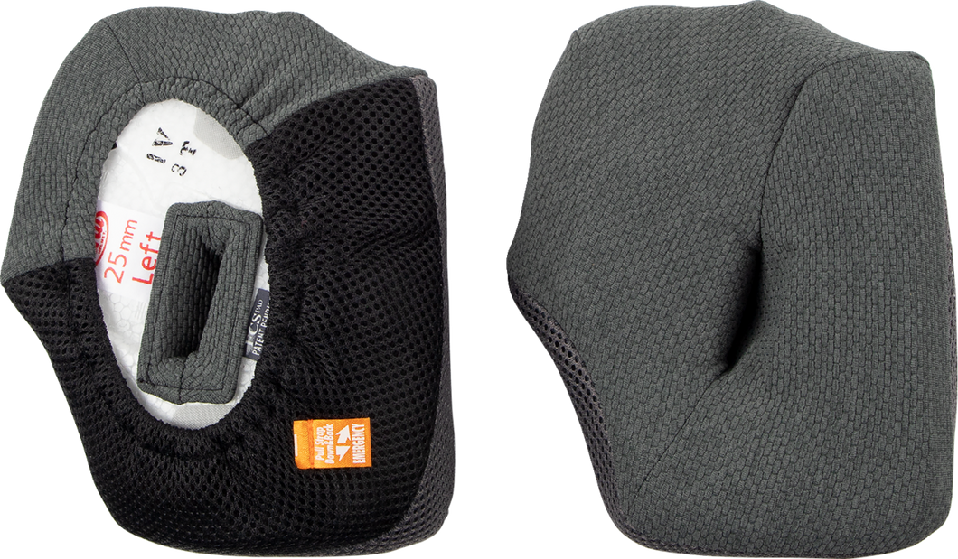 VX-Pro4 Cheek Pads - Gray - 25 mm - Lutzka's Garage