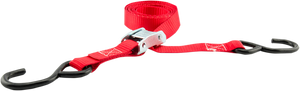 Buckle Tie-Down - 1" x 5-1/2 - 4 Pack -Red