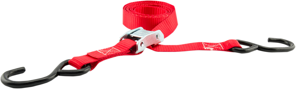 Buckle Tie-Down - 1" x 5-1/2 - 4 Pack -Red