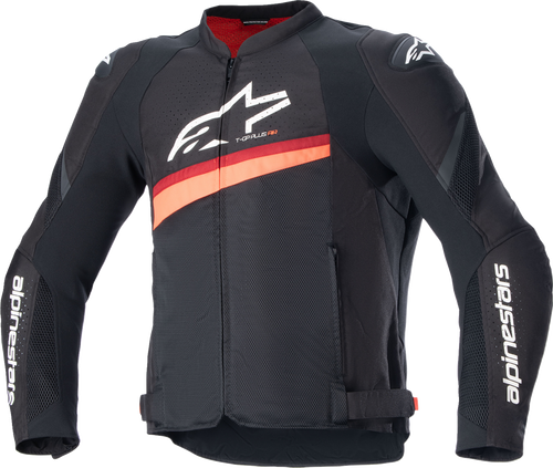 T-GP Plus R v4 Airflow Jacket - Black/ Red Fluo - Small - Lutzka's Garage