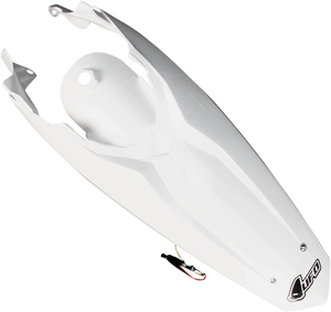 Enduro Rear Fender - with Light - 98 - 19 KTM White