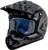 FX-17 Helmet - Attack - Frost Gray/Matte Black - XS - Lutzka's Garage