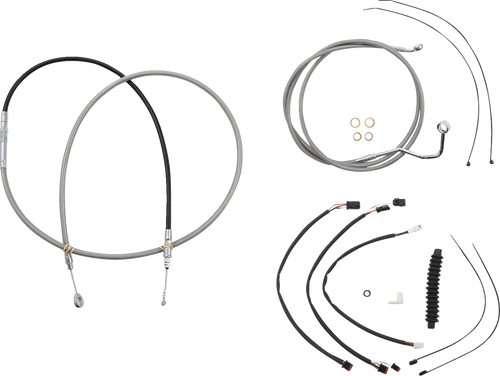 Control Cable Kit - XR - Stainless Steel/Chrome