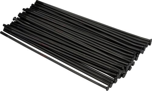 MX1 Spoke Set - Stainless Steel - Rear - Black - 18