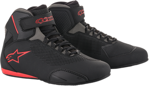 Sektor Vented Shoes - Black/Gray/Red - US 9.5 - Lutzka's Garage