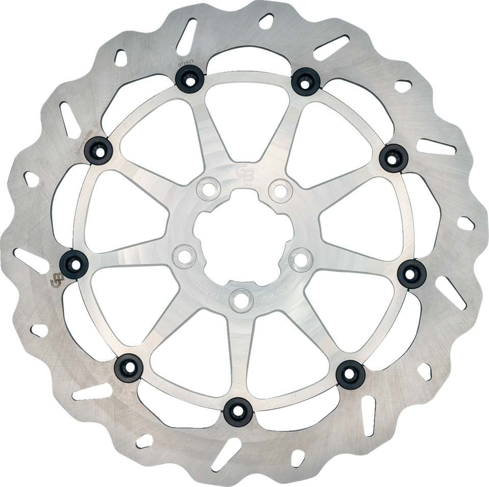 Brake Rotor - Front - Silver - Lutzka's Garage