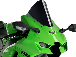 Race Windscreen - 12-1/2" - Black - Ninja ZX-10R - Lutzka's Garage