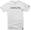 Wordmark T-Shirt - White/Black - Medium - Lutzka's Garage