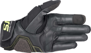 Halo Gloves - Forest Black/Fluo Yellow - Small - Lutzka's Garage