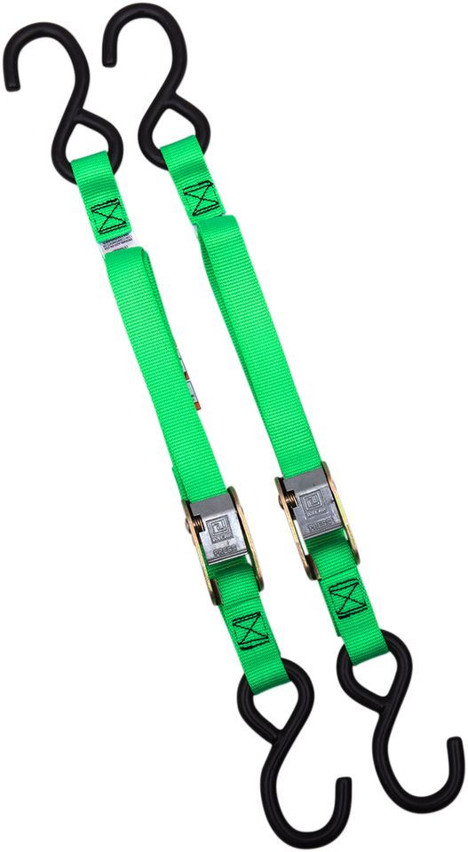 Standard Tie-Downs - 1" x 5-1/2 - Lime - Lutzka's Garage