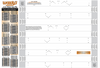 Studding Template - Track - 121"/128"/136"/144" - 2.52" Pitch