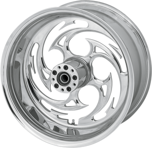 Wheel - Savage - Rear - Single Disc/with ABS - Chrome - 17x6.25 - 08-10 FXST - Lutzka's Garage