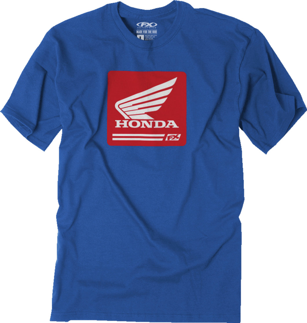 Honda Crate T-Shirt - Royal Blue - Medium - Lutzka's Garage