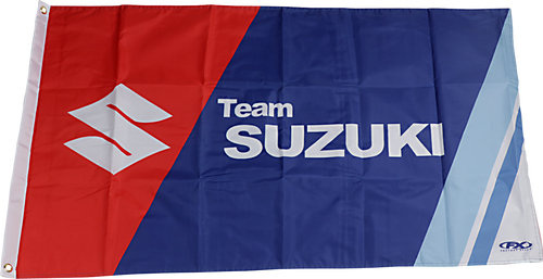 RV Flag - Blue - Suzuki - Lutzka's Garage