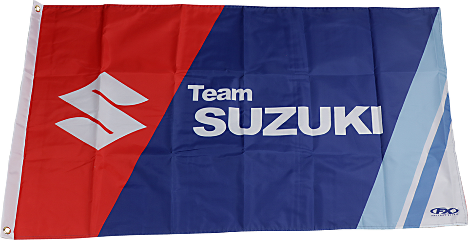 RV Flag - Blue - Suzuki - Lutzka's Garage