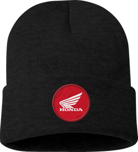 Honda Wing Beanie - Black - Lutzka's Garage