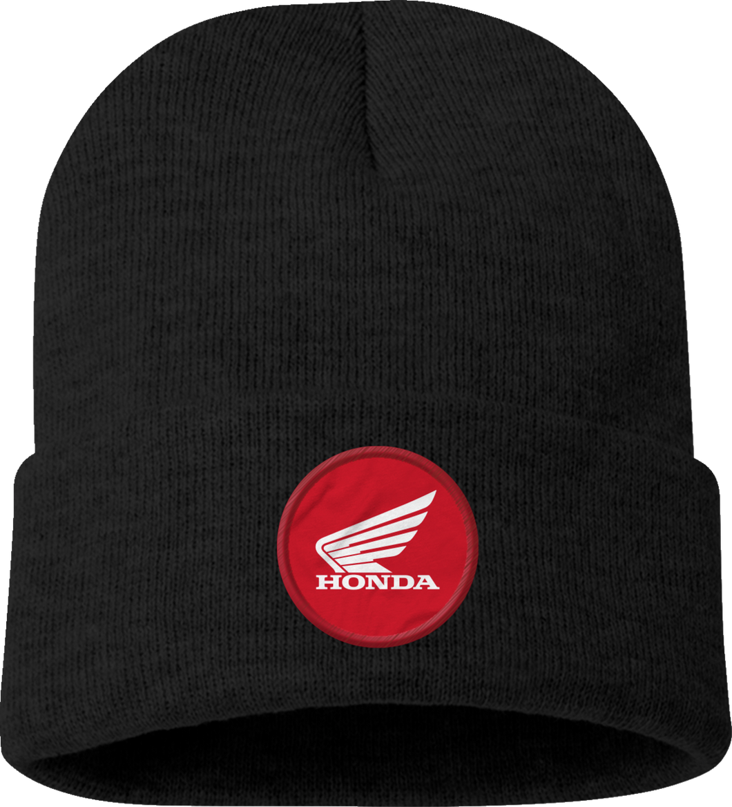 Honda Wing Beanie - Black - Lutzka's Garage