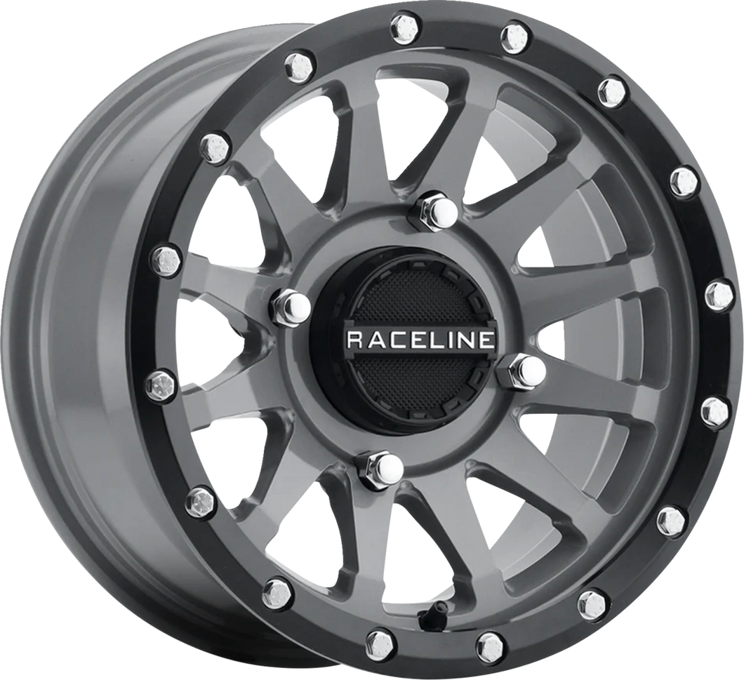 Wheel - Trophy - Simulated Beadlock - Front/Rear - Stealth Gray - 15x7 - 4/137 - 5+2 (+10 mm)