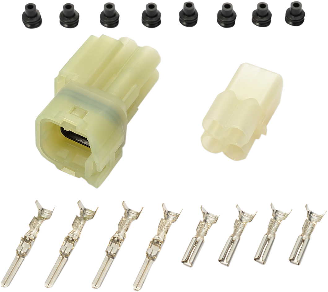 Multi-Conductor Electrical Connectors - Four-Pin - Water-Resistant