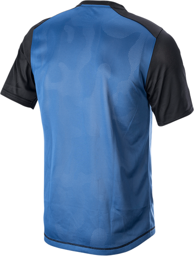 Alps 4.0 V2 Jersey - Short-Sleeve - Blue/Black/Silver - Small - Lutzka's Garage