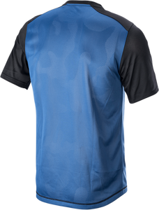 Alps 4.0 V2 Jersey - Short-Sleeve - Blue/Black/Silver - Small - Lutzka's Garage