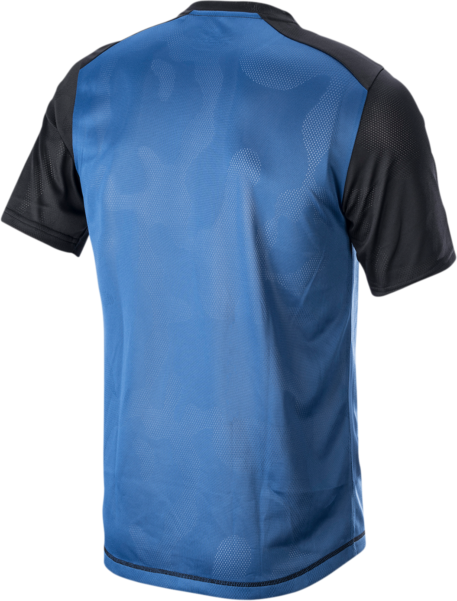 Alps 4.0 V2 Jersey - Short-Sleeve - Blue/Black/Silver - Small - Lutzka's Garage