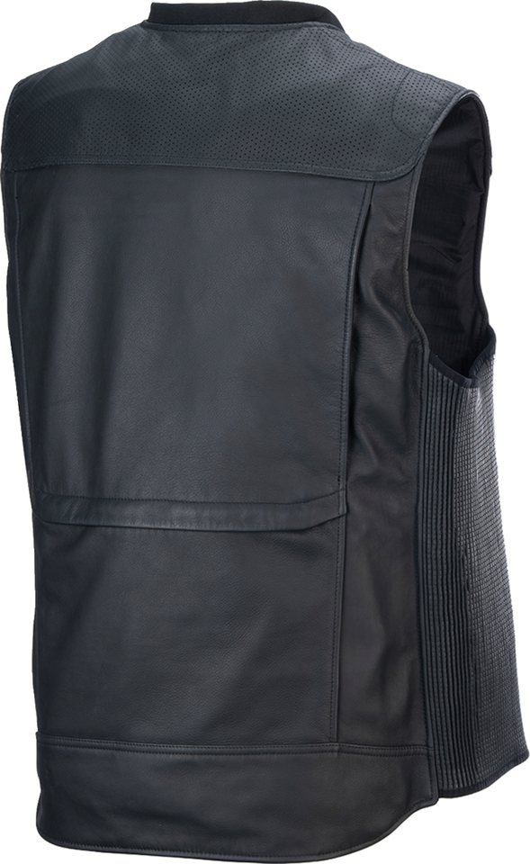 Tech-Air 3® Leather Vest - Black - XL - Lutzka's Garage